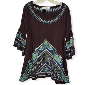 Urban Mangoz Embroidered Top